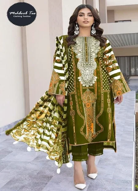 Mehboob Tex 1677 Cotton Pakistani Salwar Suit Wholesale Market In Surat
